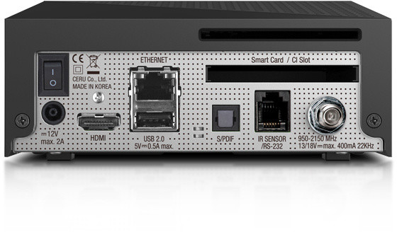 Zero 4K 1x DVB-C/T2 Tuner Linux Combo Kabel Receiver CI HbbTV HEVC H.265 Set-Top-Box UHD 2160p mit PremiumX USB WLAN Stick VU